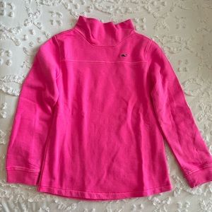 NWT Girls Vineyard Vines Garment Dyed Funnel Neck Pullover